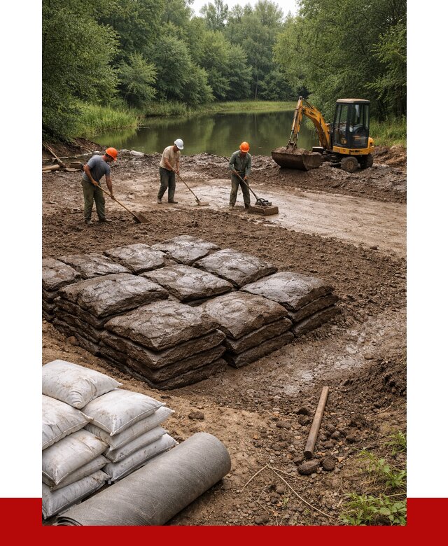 Купить глину для пруда в Кулебаках от 4638 р. с доставкой | ПРОНЕРУДКлб