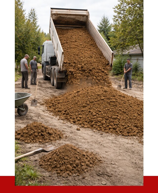 Купить суглинок с доставкой в Кулебаках от 2577 р. за куб | ПРОНЕРУДКлб