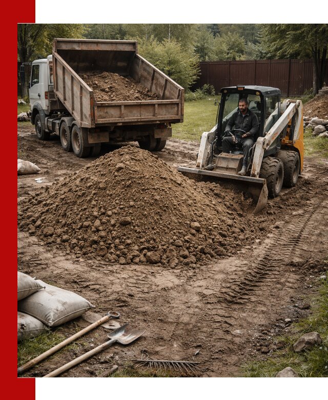 Суглинок для планировки участков в Кулебаках с доставкой и выгрузкой