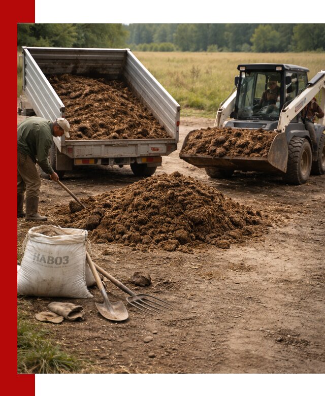 Доставка конского навоза в Кулебаках с разгрузкой и доставкой на объект