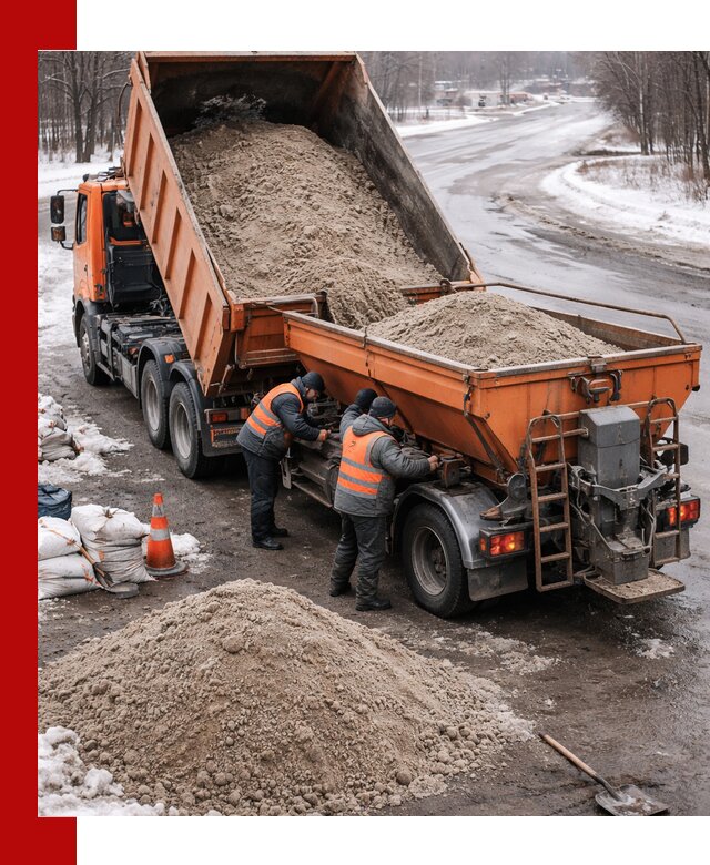 Поставка и вывоз пескосоля в Кулебаках оптом и в розницу