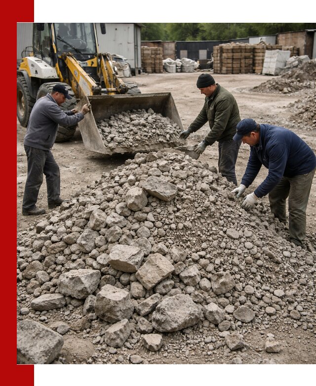 Демонтаж и вывоз бой бетона в Кулебаках