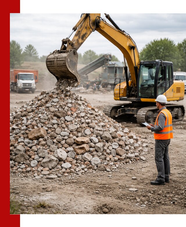 Доставка и вывоз строительного боя в Кулебаках