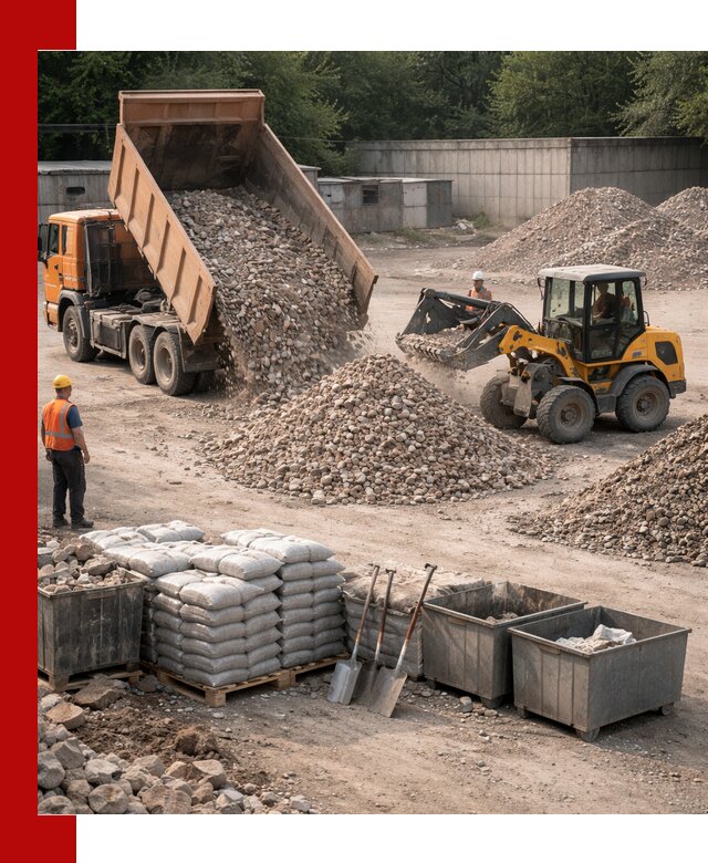 Вторичные материалы для отсыпки в Кулебаках — поставка и доставка