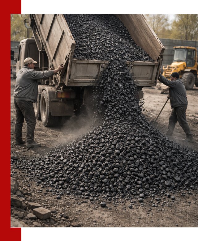 Доставка угля семечка самосвалами в Кулебаках