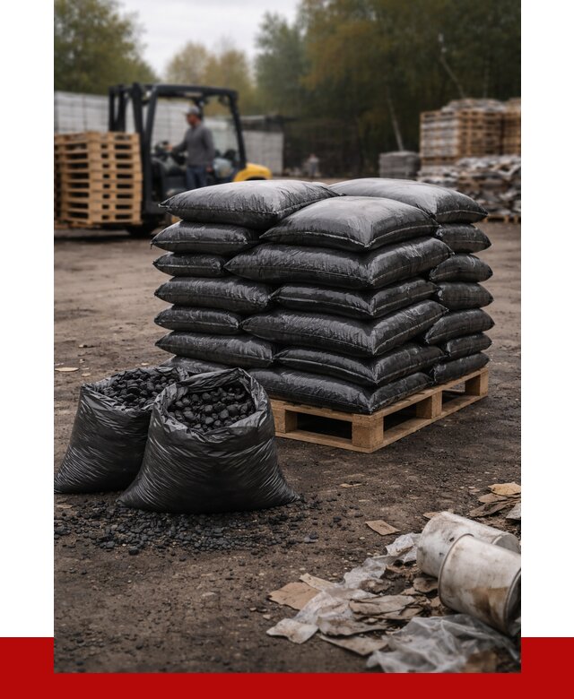 Купить уголь в мешках с доставкой в Кулебаках от 7730 р. | ПРОНЕРУДКлб