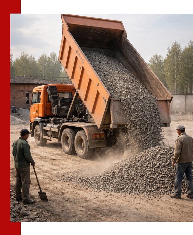 Доставка самосвалом 20 м3 в Кулебаках быстро и надежно