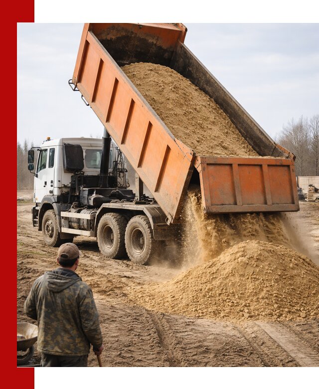Аренда самосвала 20 тонн для перевозки грузов в Кулебаках