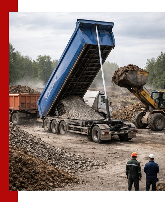 Аренда тонар 40 тонн в Кулебаках с доставкой материалов