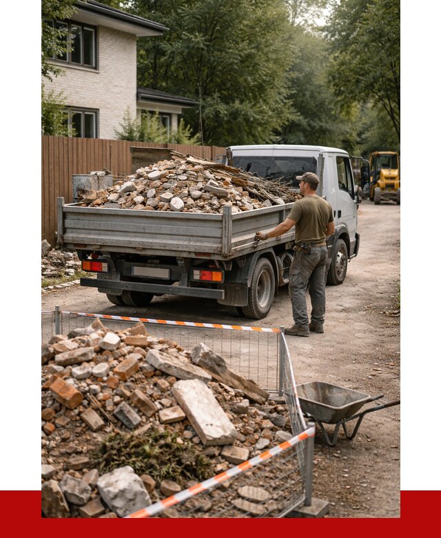 Вывоз строительного мусора с погрузкой в Кулебаках от 7730 р | ПРОНЕРУДКлб