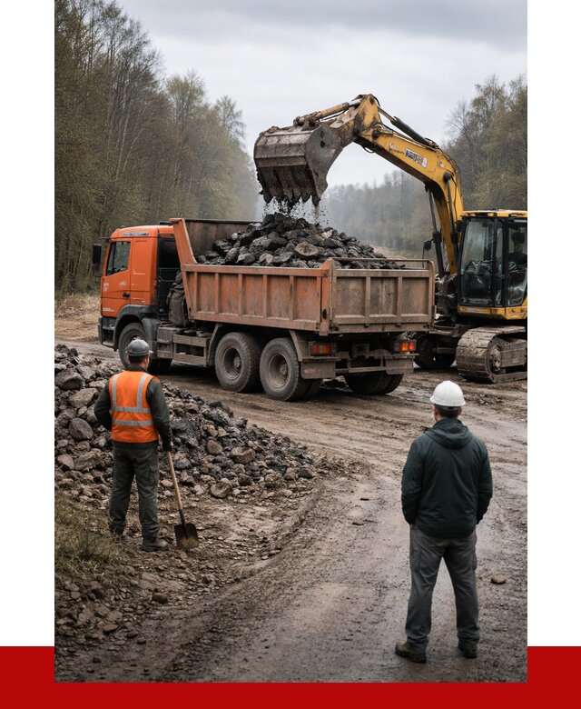 Вывоз асфальта в Кулебаках от 4638 р. самосвалом ПРОНЕРУДКлб