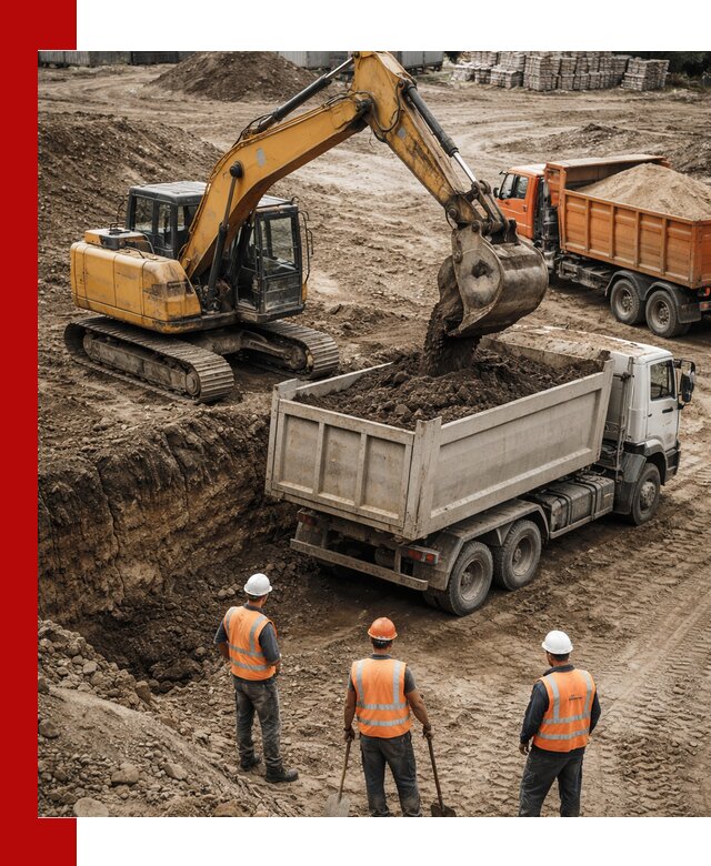 Разработка грунта для строительства и благоустройства в Кулебаках