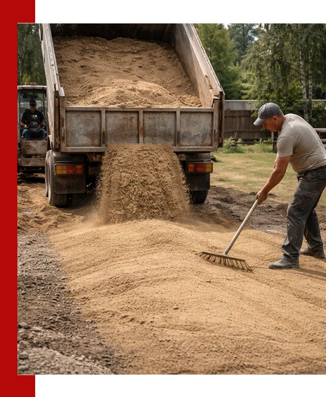 Отсыпка участка песком в Кулебаках быстро и качественно