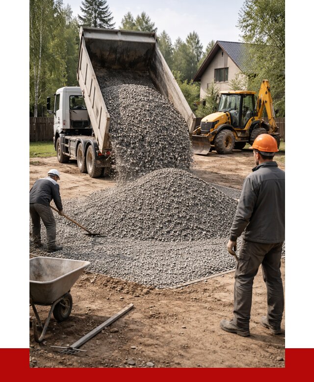 Отсыпка участка щебнем в Кулебаках от 6699 р. ПРОНЕРУДКлб