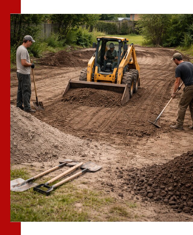 Планировка участка грунтом с вывозом и доставкой в Кулебаках