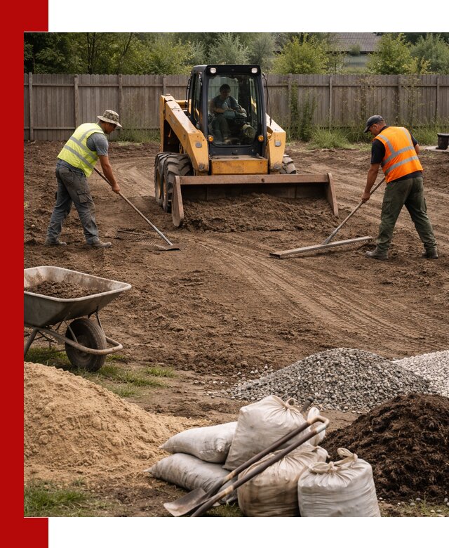 Выравнивание участка под строительство и благоустройство в Кулебаках