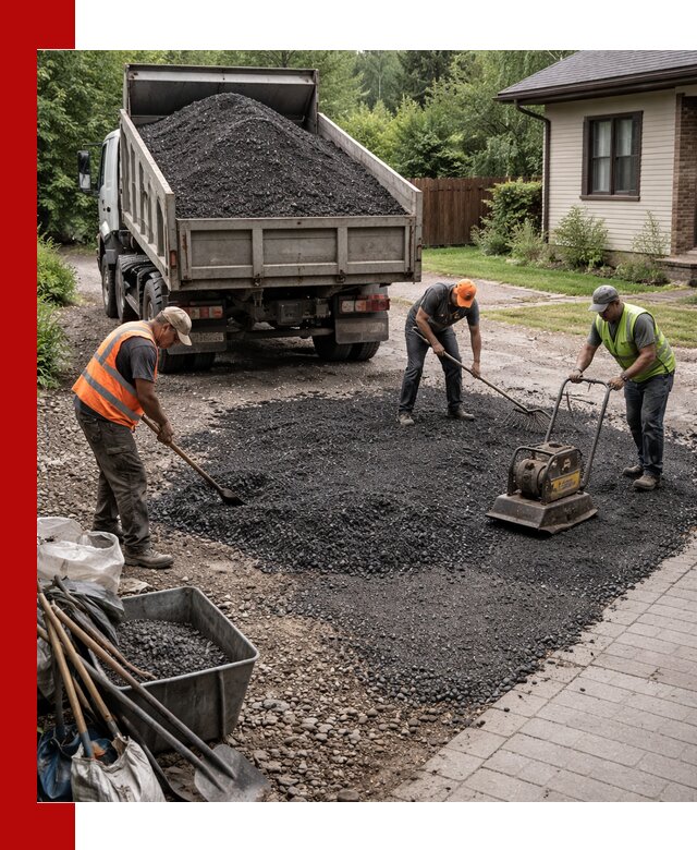 Асфальтовая крошка для двора с доставкой в Кулебаках